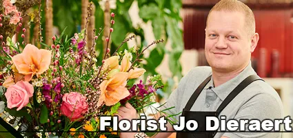 Florist Jo Dieraert